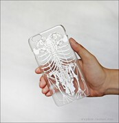 本店独家原创设计 iPhone骷髅白骨骷髅骨架手机壳6/6s+/5/se 硬壳