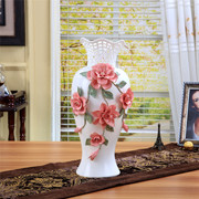 新创意插花花瓶现代欧式陶瓷摆件客厅电视柜玄关水培花器家居装促