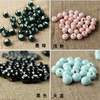 8mmdiy串珠材料配件景德镇圆形，花釉瓷珠陶瓷珠子纯色散珠