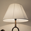 台灯罩外壳米白色欧式美式客厅落地灯灯罩diy卧室床头E27布艺灯罩