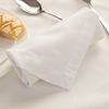 欧式抽丝亚麻餐巾棉口布，西餐厅餐垫布艺擦杯子布样板房定制logo
