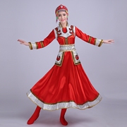 蒙古族服装舞蹈服装女装少数民族演出服广场舞服草原裙袍