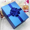 超大号宝蓝色长方形礼物盒高跟，鞋盒夏裙盒，晚礼服婚纱包装盒子