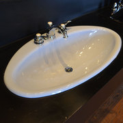 科勒台上盆 K-2886T-1/-8 薏丽思铸铁修边式洗手洗脸盆面盆艺术盆