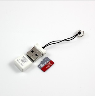超小超短车载微小迷你 micro sd读卡器Mini手机内存卡TF转USB