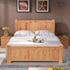 全实木1.8米双人床，家用经济型1.2单人床现代简约柏木民宿出租大床