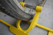 定制自行车地锁单车地桩锁停车锁自行车锁U型通用自行车固定自行