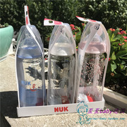 德国本土nuk婴儿宽口径，玻璃奶瓶新生儿，防胀气奶嘴240ml