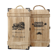 红酒盒2支装红酒包装双支礼盒定制木盒子木质葡萄酒盒6支干红酒盒