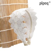 pipoq韩版白色镂空蕾丝宽发箍女韩国气质简约超宽头箍发卡发饰品