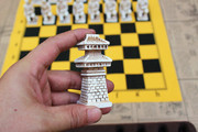 仿古国际象棋大号棋子皮革棋盘西安兵马俑棋子人物造型亲子礼
