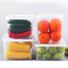 日本冰箱保鲜盒套装厨房塑料抽屉式食品水果密封储物收纳盒子有盖