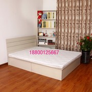 北京板式床双人床1.5米储物床高箱床1.8米单人床1.2米箱体床经济