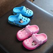 迪士尼宝宝凉拖鞋夏男童(夏男童，)女童1-3岁2防滑沙滩鞋，婴儿洞洞鞋儿童拖鞋