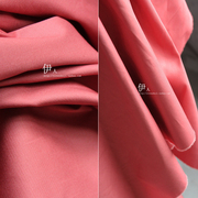 欧美风皮红弹力棉质布，夹克风衣休闲服斜纹，中厚纱卡创意布料