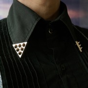 韩版复古时尚先生男士衬衣领针英伦哥特朋克柳丁男式衬衫领角夹