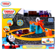 托马斯小火车 查理和采石场轨道套装益智玩具CDV08合金系列火车头