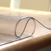 中田玻璃桌布透明磨砂水晶板防烫茶，几桌垫pvc防水防油免洗餐桌垫