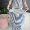 棉麻脏衣篮可折叠收纳桶脏衣篓超大号，防水洗衣篮脏衣服收纳筐篮