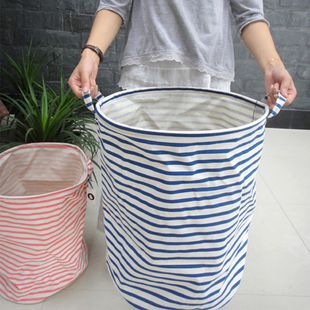 棉麻脏衣篮 可折叠收纳桶脏衣篓超大号防水洗衣篮脏衣服收纳筐篮