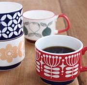 珈琏xhizawa小圈口，马克杯日本zakka创意手作咖啡杯水杯北欧风