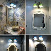 东南风地中海镜前灯led美式浴室，过道墙壁灯欧式化妆卫生间镜前灯