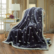 拉舍尔毛毯被子双层单人学生毯子春秋冬季加厚双人绒毯婚庆毯盖毯
