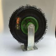 10寸充气轮手推车轮子350-4打气轮脚轮，定向轮平板车轮子静音橡胶