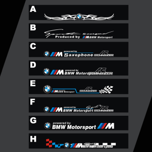 适用于宝马挡风贴前后玻璃窗贴纸BMW拉花档车贴1系3系5系X1X3X5X6