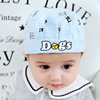 春秋婴儿帽子保暖宝宝，海盗帽纯棉儿童套头帽，3-5-6-8个月幼儿帽子