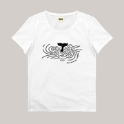 ToBeMe-原创设计创意短袖T恤纯棉 环保主题 保护海洋SOS女款