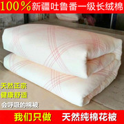 棉花被100%天然新疆纯棉花被芯，被子棉絮棉胎垫被，铺底加厚保暖冬被