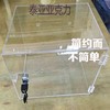 定制透明亚克力盒子带锁收纳玻璃桌面化妆品展示罩防尘简约箱