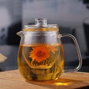 玻璃茶壶家用耐热泡茶壶茶具冲茶器大小号企鹅壶中式l红茶茶杯