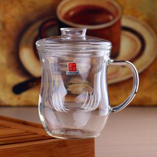 一屋窑 花草茶具 耐热玻璃 花茶壶 带盖 办公杯 过滤 红绿茶杯子