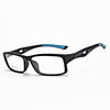 光学运动款眼镜框打篮球超轻tr90个性，全框架防滑黑配近视眼镜男潮
