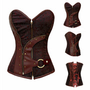 性感欧美塑身束身腰封腰夹聚拢修身马甲corset女士派对美体衣