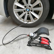 车载充气泵加厚高压脚踏便携式汽车，轮胎脚踩双缸小轿车用打气筒机