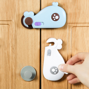婴儿抽屉锁儿童安全锁宝宝安全防护冰箱锁柜门锁马桶锁扣橱柜锁卡