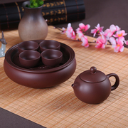 紫砂潮汕功夫茶具小号整套茶盘茶壶茶杯泡茶套装简约家用陶瓷茶具