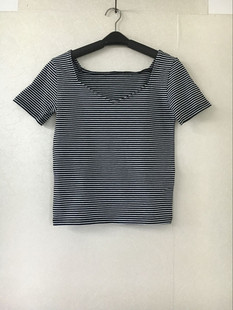 日系日本潮牌YD S*Y夏季时尚百搭条纹短袖短装T恤