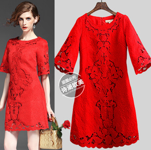 孕妇敬酒服新娘，秋冬红色连衣裙胖mm订婚结婚礼服回门服大码女