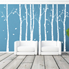 9棵树树林超大尺寸diy墙，贴纸客厅卧室，电视沙发背景墙墙贴装饰壁画