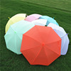 长柄雨伞女半透明伞磨砂伞男创意，直柄伞环保，伞舞台道具伞广告伞