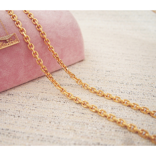 纯铜包链条包带真金电镀金色链条老花配链小包链包包带子斜挎包链