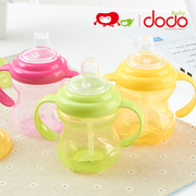 dodobabay豆豆宝贝鸭嘴杯，儿童水杯创意儿童水杯，防漏带手柄