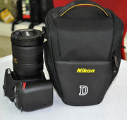 适用尼康D90 D3100 D3200 D5100 D7000单反相机包D80三角包摄影包