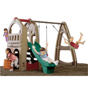 美国进口STEP2幼儿园户外大型秋千滑梯组合儿童室内玩具游乐场