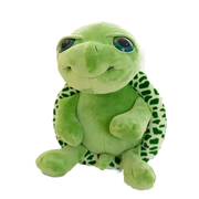 大眼龟公仔绿毛龟玩偶，海龟抱枕女生布娃娃，儿童可爱小乌龟毛绒玩具