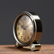 厂欧式家用创意座钟台式机械摆钟桌面座式钟表摆件时钟坐钟客厅新